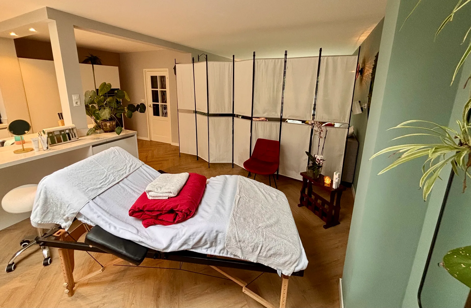 Interieur van de salon